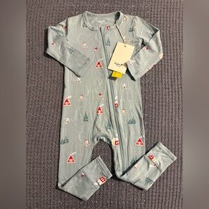 Kyte Baby Alpine Village Zipper Romper 2T NWT